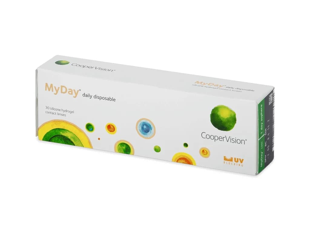 CooperVision Myday Daily Dolcian, hydrogeeli silikoni Piilolinssit Kertakäyttöpiilolinssit. Tarjous myyjältä Vista Expert IT.