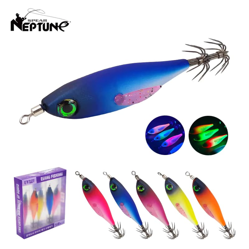 Neue 5Pcs Tintenfisch Köder 4,8g Webfuß Octopus Egi Künstliche Garnelen Egi Locken Tintenfisch Tintenfisch Maschine Horizontale Tintenfisch Jig haken Kit