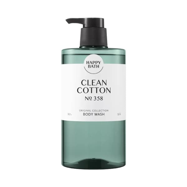 HAPPY BATH - Original Collection Clean Cotton Body Wash - No.358 - 910g. Oferta de Stylevana PT.