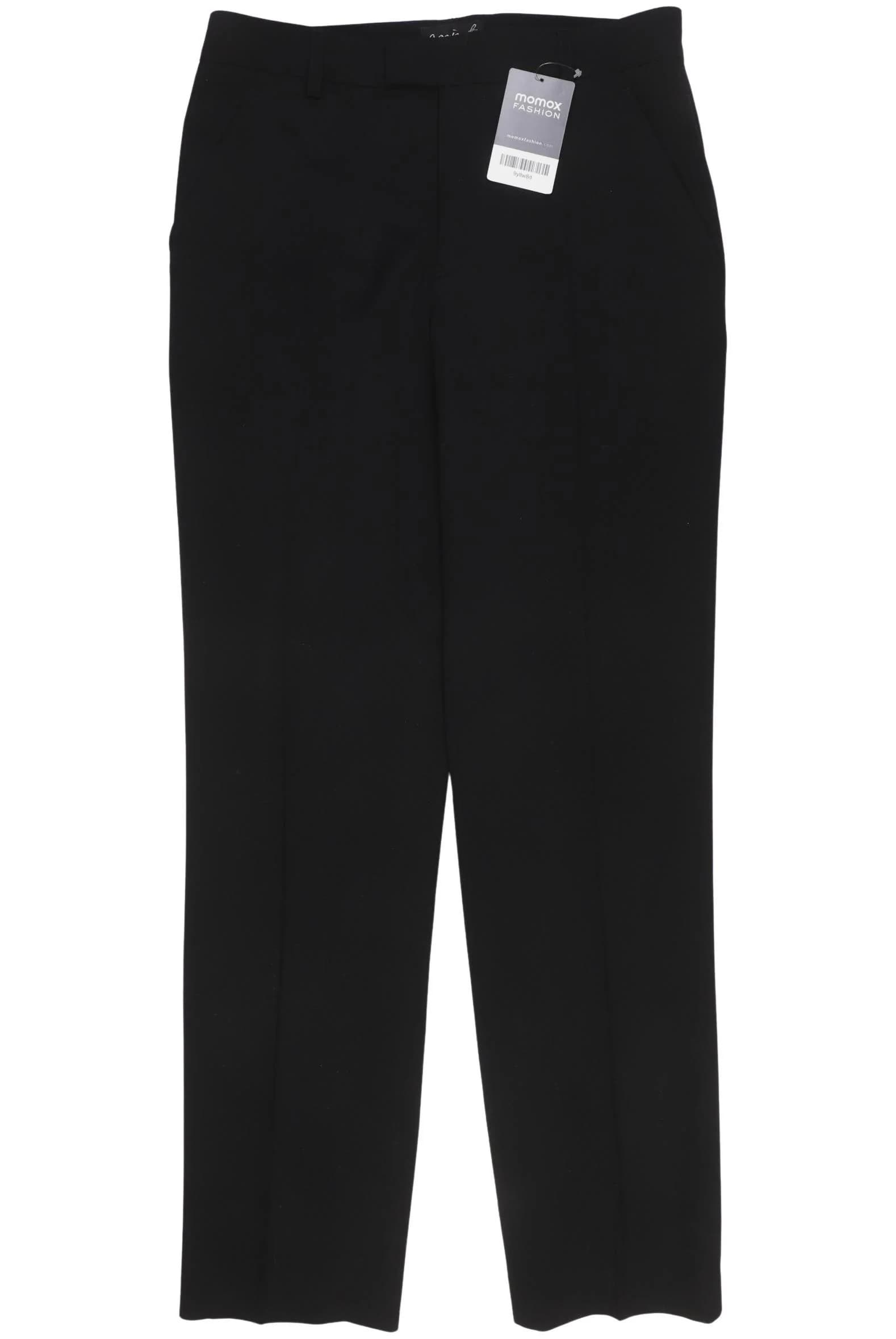 agnes b Damen Stoffhose, Schwarz, Gr. FR 38