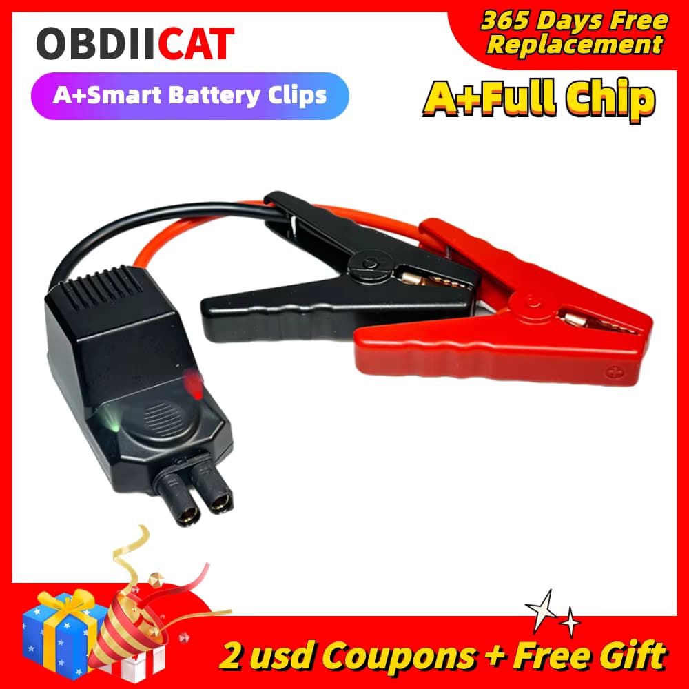 Smart Booster Kabel Auto Notfall Auto Batterie Clip Klemme Zubehör Draht Clip rot-schwarz Clips für Starthilfe Power Bank