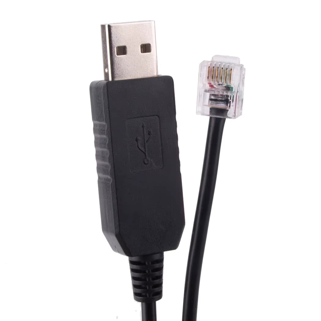 Skywatcher Synscan Handsteuerung PC Link Kommunikationskabel FTDI FT231XS USB RS232 Seriell auf RJ11 6P6C Firmware-Upgrade-Kabel