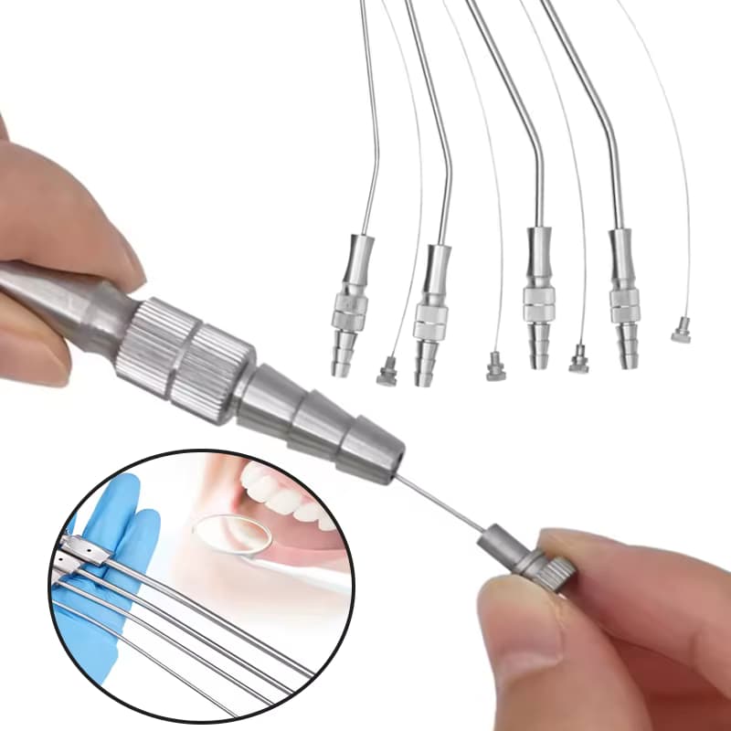 Dental Medizinische Chirurgie Aspirator Edelstahl Saugrohr Labor Rohr 3mm/4mm/5mm Implantat Chirurgische werkzeug Für Zahnklinik