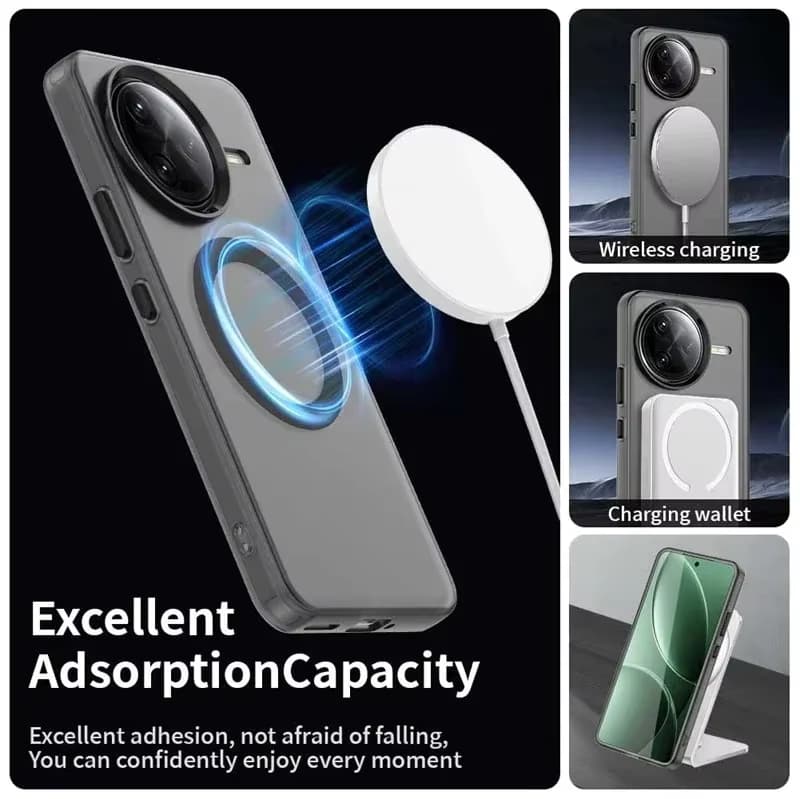 Für POCO F7 Ultra Magsafe Drahtlose Lade Fall Für Xiaomi Poco F7ultra Stoßfest Abdeckung