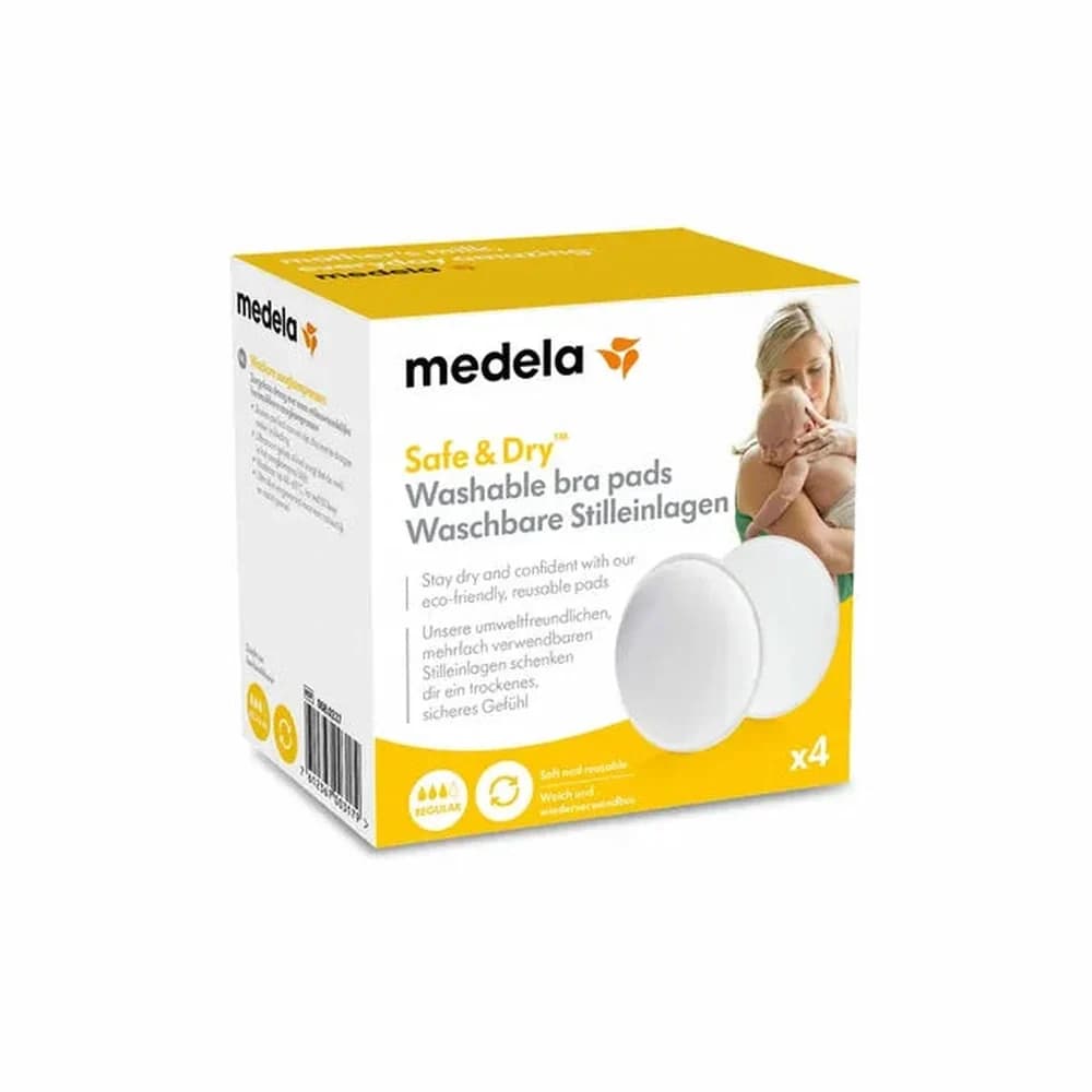 Medela Washable Bra Pads 4st. Aanbod van Milk Bar Babystore.