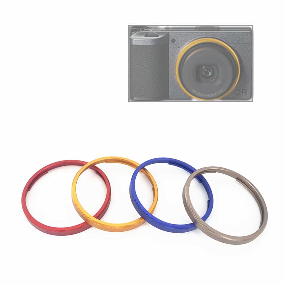 Metall-Objektivringschutzkappe Zubehör für RICOH GR III, GR IIIx, GR IV, GR3, GR3x, GR4 Kameras - Ersatz für GN-1, GN1 Objektivdeckel