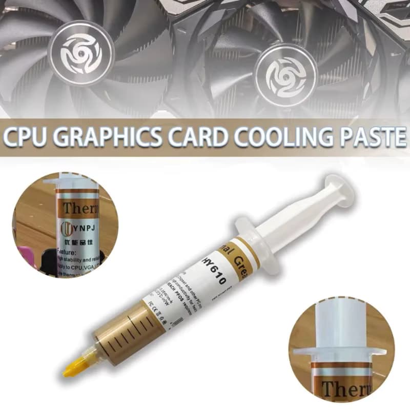 Halnziye HY610 Gold 30g CPU Wärmeleitende Wärmeleitpaste aus Silikon