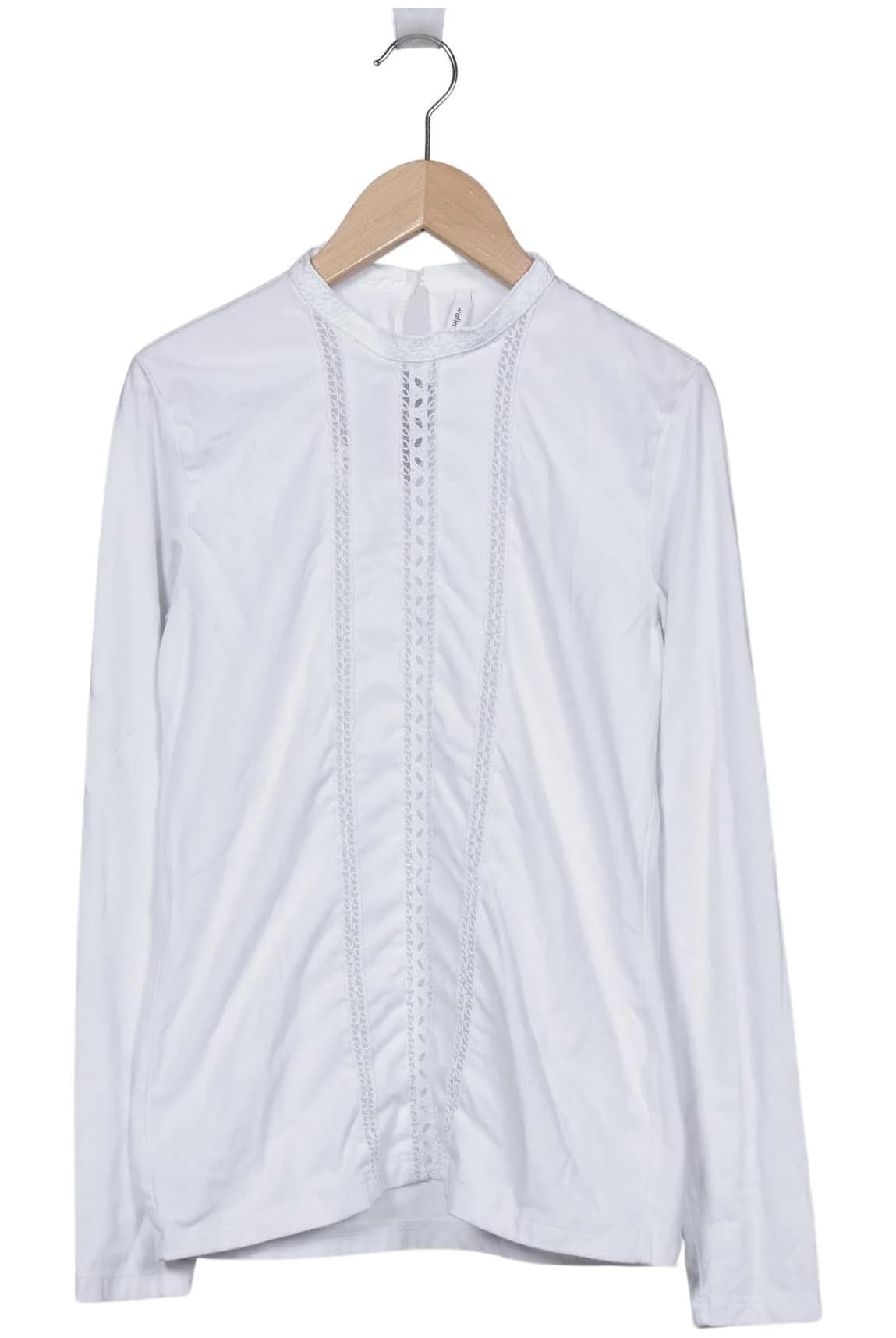 Wallmann Damen Langarmshirt, Weiß, Gr. EU 36