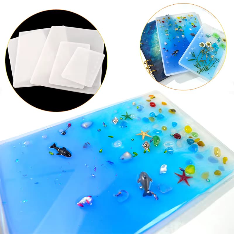 DM079 A5 A6 A7 Crystal Glue Resin Notebook Mold Book Buckle Silicone Mold for Resin Jewelry DIY. Tilbud fra Alibaba US.