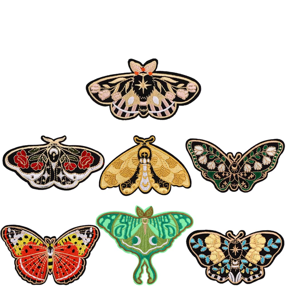 Schöne Schmetterling gestickte magische Patch für Kleidung niedlichen Patches auf Kleidung DIY Abzeichen auf Rucksack