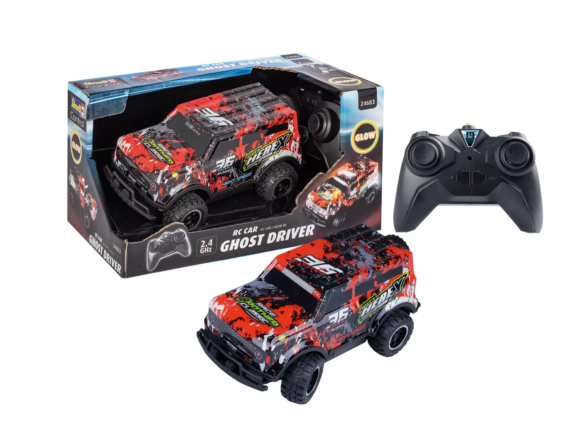 RC Car Ghost Driver (Red). Offer from Revell-shop DE/AT.