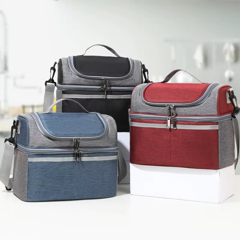 Lunchbox für Herren, robuste Outdoor-Lunchtaschen, Arbeit, auslaufsicher, isoliert, langlebig, Thermo-Kühltasche, Mahlzeit, Camping, Picknick