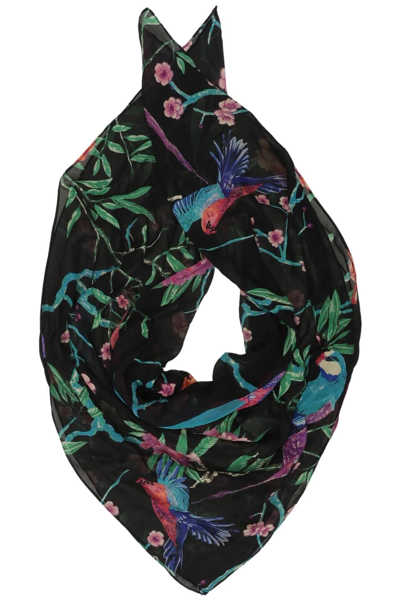 H&M x Matthew Williamson Damen Schal oder Tuch, Schwarz, Gr.