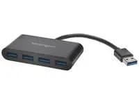 Hub KENSINGTON USB 3.0 4-Port schwarz