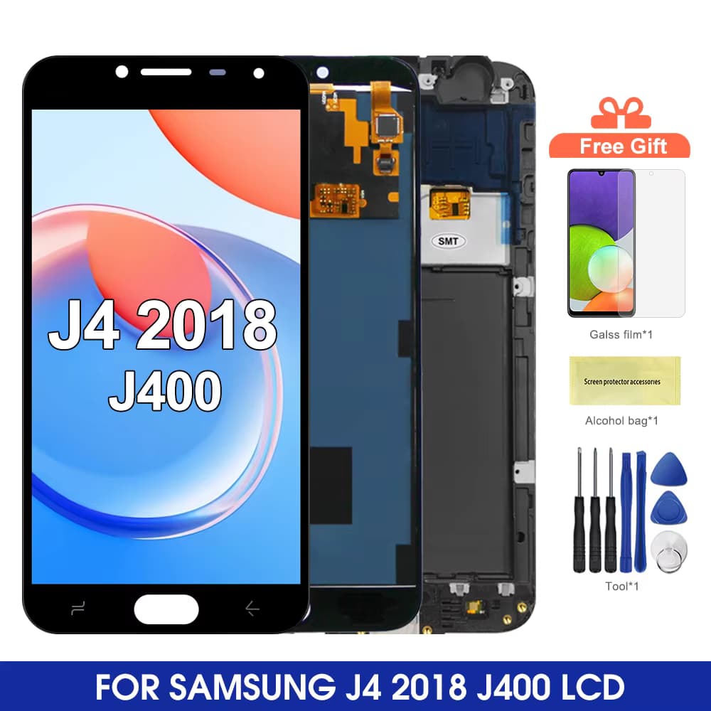 Für Samsung Galaxy J4 2018 J400 J4 SM-J400F/DS SM-J400M/DS Display Mit Touch Screen Montage Kann Helligkeit LCD anpassen