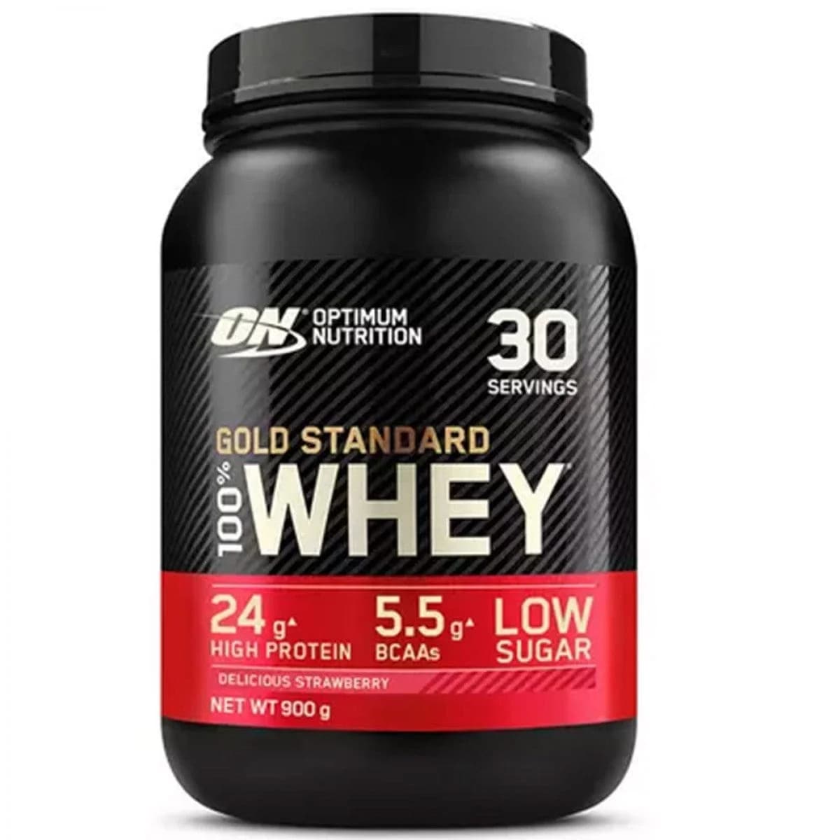 Optimum Nutrition Gold Standard Whey Protein Strawberry 780g. Offer from Lir Pharmacy.