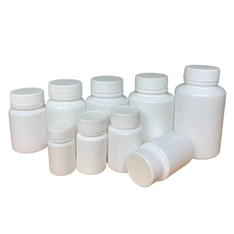 10 Stück nachfüllbare Plastikflaschen mit Dichtung 15ml 20ml 30ml 50ml 100ml Fläschchen Reagenzienbehälter mit Schraubverschluss aus Kunststoff