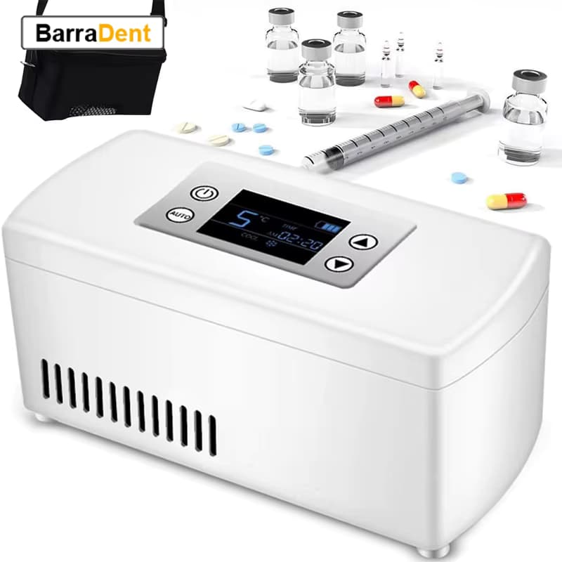 Tragbarer Insulin-Kühler, gekühlte Box, 2–18 Grad, Medikamentenkühler, Kühlschrank-Behälter für Reisen, Outdoor, Haushalt