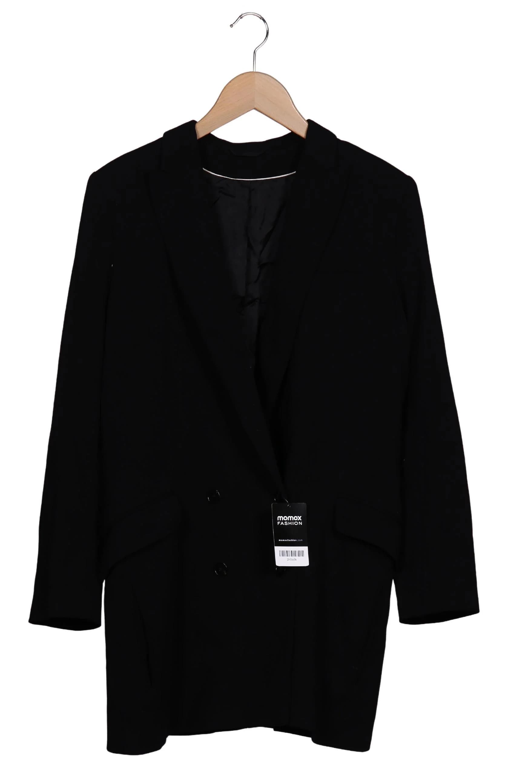 H&M Studio Damen Mantel, Schwarz, Gr. EU 40