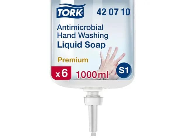 Saippua TORK S1 Antimikrobinen Nestemäinen 1L. Tarjous myyjältä Primmeshiper.