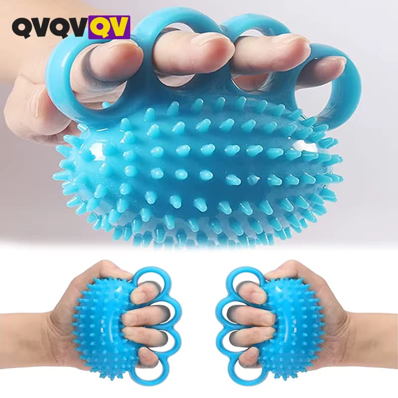 1 Stück Handgriff-Trainings gerät, Vier-Finger-Trainings ball und Hand trainer für Kraft, Therapie ball für Hand krämpfe