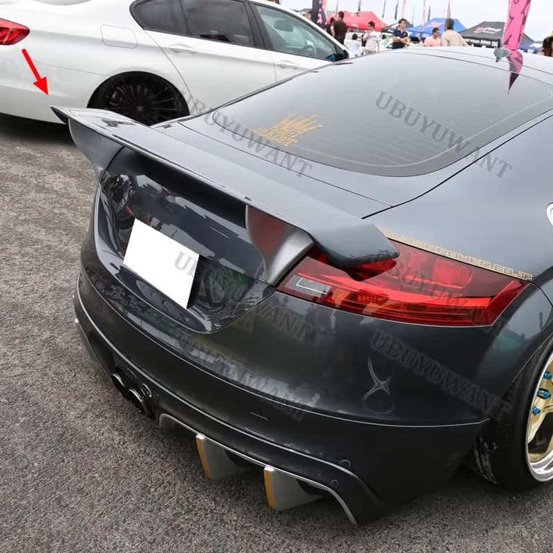 Für Audi 2008-2014 TT TTS TTRS MK2 Heckklappen-Spoiler aus Kohlefaser, Auto-Styling