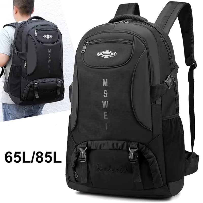 65L 85L Männer Wandern Rucksack Im Freien Große Kapazität Wasserdichte Camping Bergsteigen Rucksack Reise Gepäck Tasche Rucksack