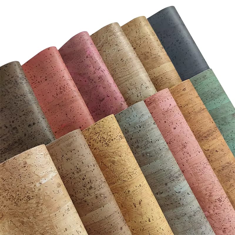 Glossy Vivid Vintage Cork Leather Portugal Leather Velvet Backing for Making Yoga Mat Notebook Cover Accessories. Tilbud fra Alibaba US.