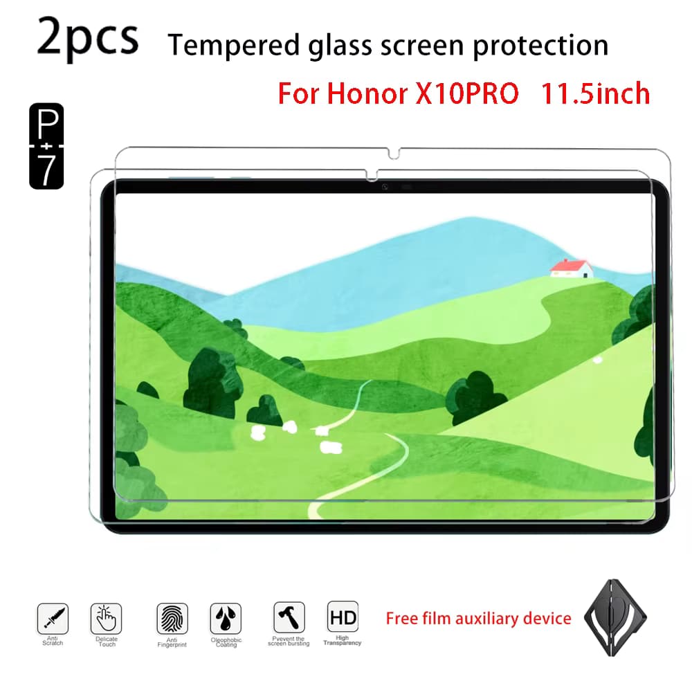 2 Stück Tablet-Displayschutz aus gehärtetem Glas für Honor Pad X10pro/X9pro/X9A/X9/X8pro 11,5 Zoll Tablet, HD