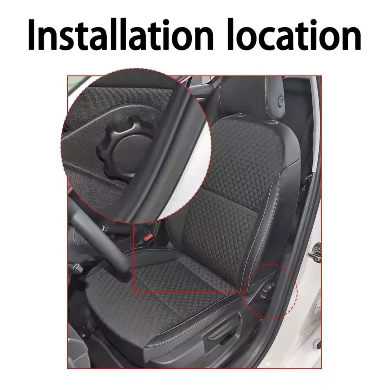 Geeignet für Volkswagen Golf 7 Sportwagen Sitzlehnenverstellknopf Sitzverstellrad schwarz 5GG881671 5GG881671