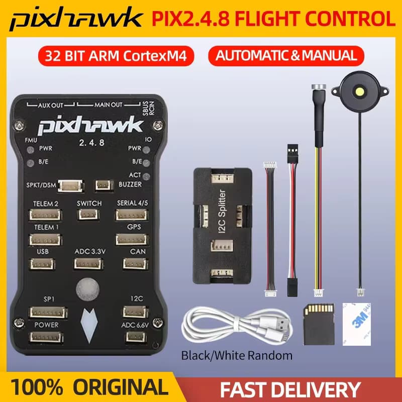 Pixhawk PX4 PIX 2.4.8 32 Bit Flight Control FC 8G SD PPM I2C Splitter Für RC FPV Flugzeug Drone quadcopter Auto Boot