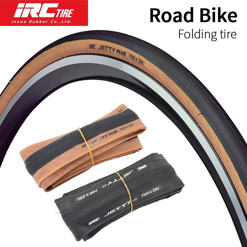 IRC JETTY PLUS Rennradreifen 700x25C Faltbarer Reifen Leichtgewichtig Pannensicher Geringer Rollwiderstand Fahrradreifen 60TPI Langlebig R