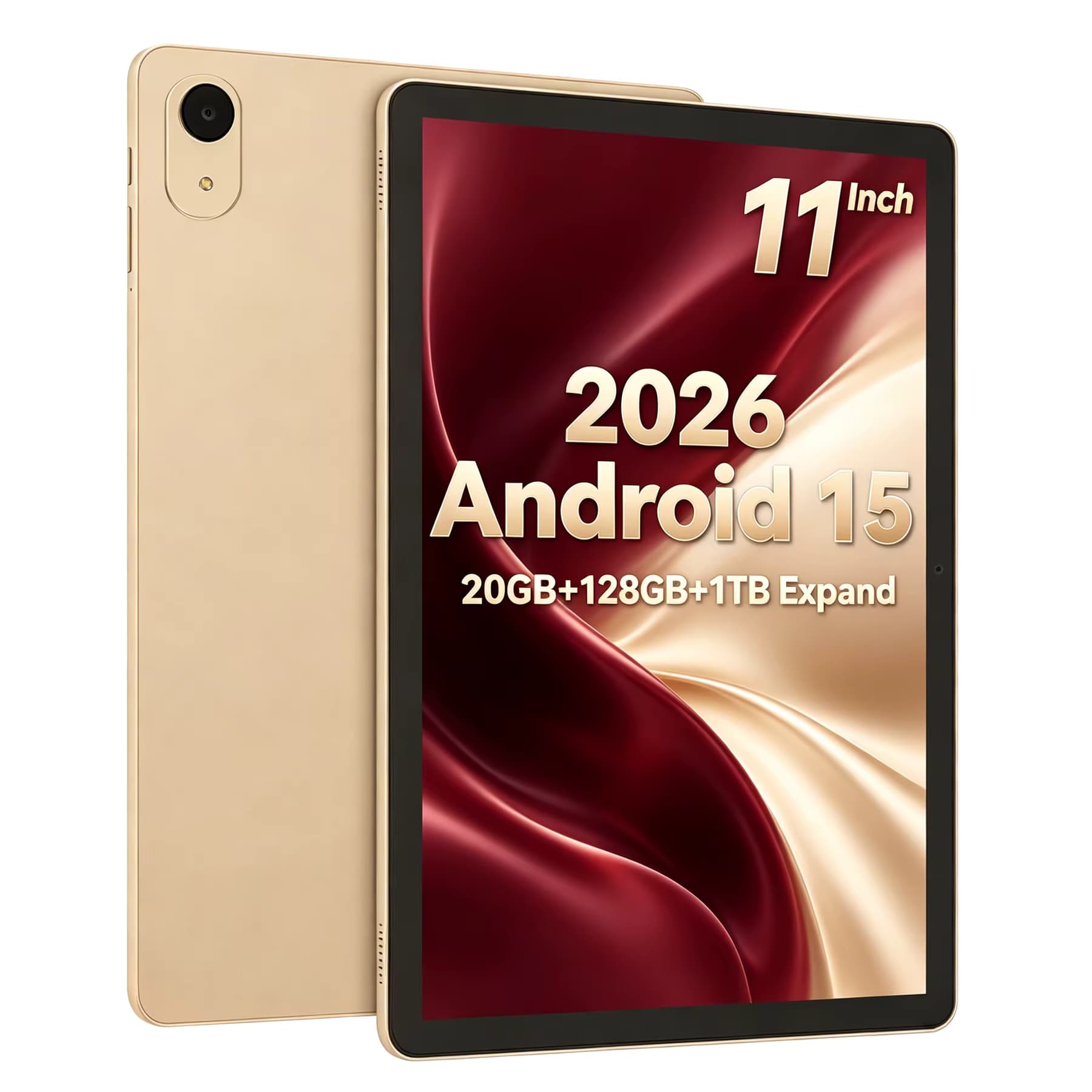 Paitanry 2026 NEU 11 Zoll Android 15 Tablet-PC 20GB (6+14GB) RAM 128GB ROM Octa Core 6000mAh Google Play GMS WiFi Global Tablet