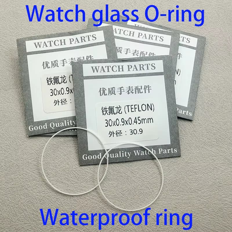 Uhrenglas-Dichtung 0,4mm Dick 0,8mm Hoch 18mm-40mm I-Ring Passend für Vorderes Uhrenglas Reparaturteile Uhren-Mod-Zubehör