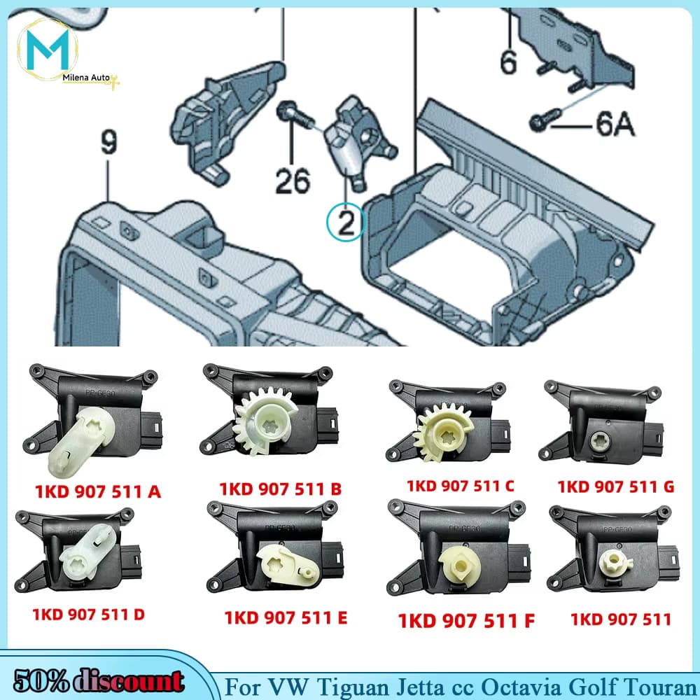 Für VW PQ Tiguan Jetta CC Octavia Golf Touran Verdampfermotor Klimaanlage Klimazyklus 1KD907511