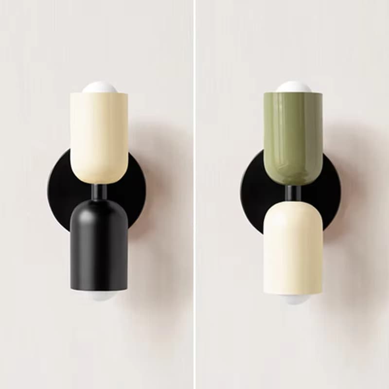 Nordische Wohnzimmer-Wandleuchte Einfache Moderne Schlafzimmer-Nachttischlampe Flur Kinderzimmer Hintergrund-Wandleuchte E27 Heimdekoration