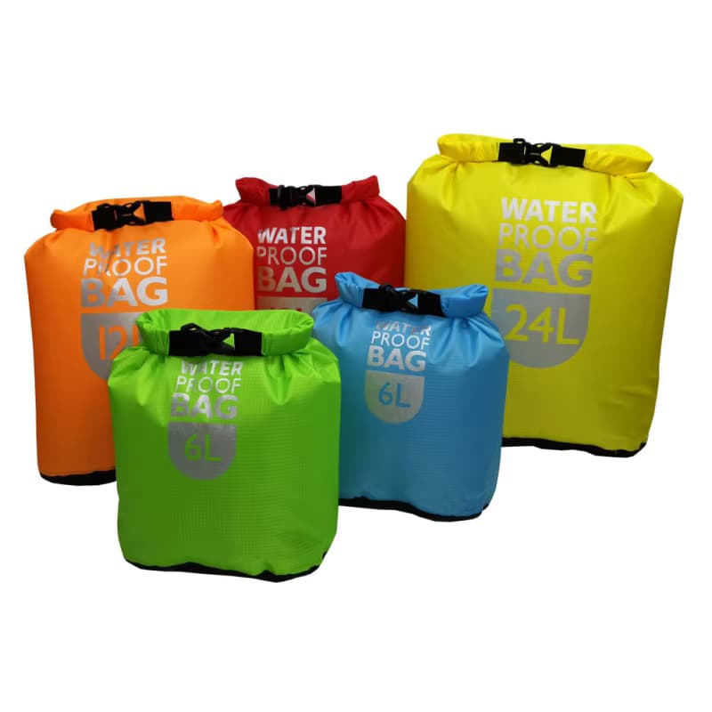 Wasserdichter Packsack zum Schwimmen, Rafting, Kajakfahren, Flusstrekking, schwimmendes Segeln, Kanufahren, Bootfahren, wasserbeständige Trockensäcke