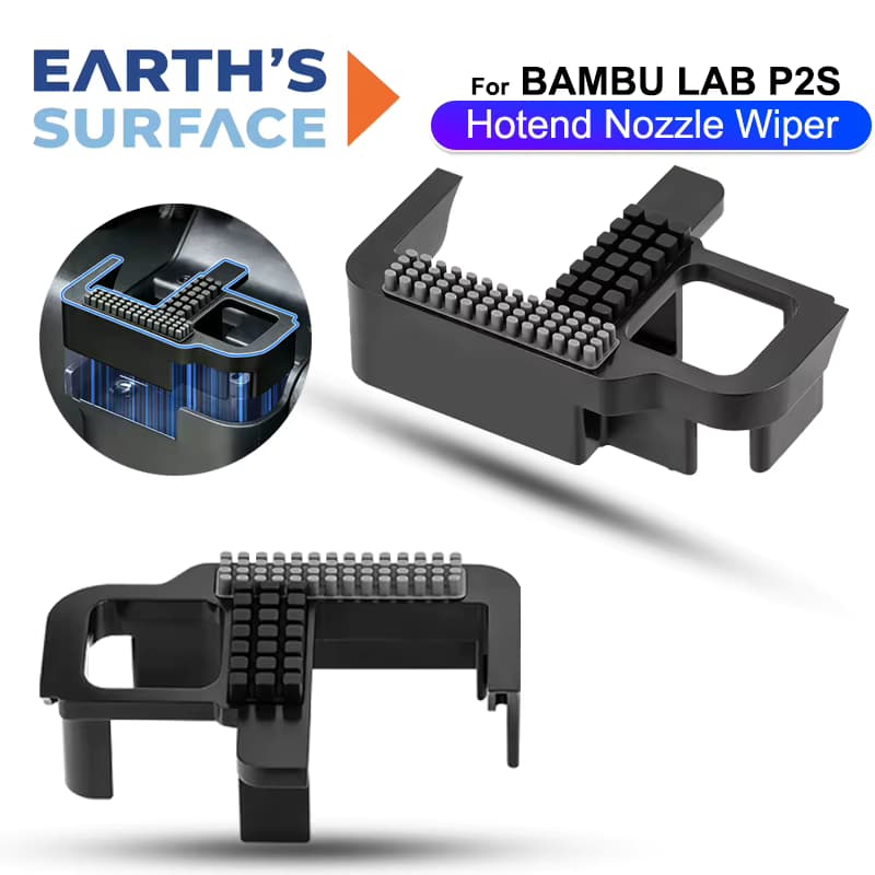 Silikon-Düsenreinigungsbürste für Bambu Lab P2S 3D-Drucker Upgrade Starke Reinigungsleistung Hotend-Düsenreinigungswerkzeug