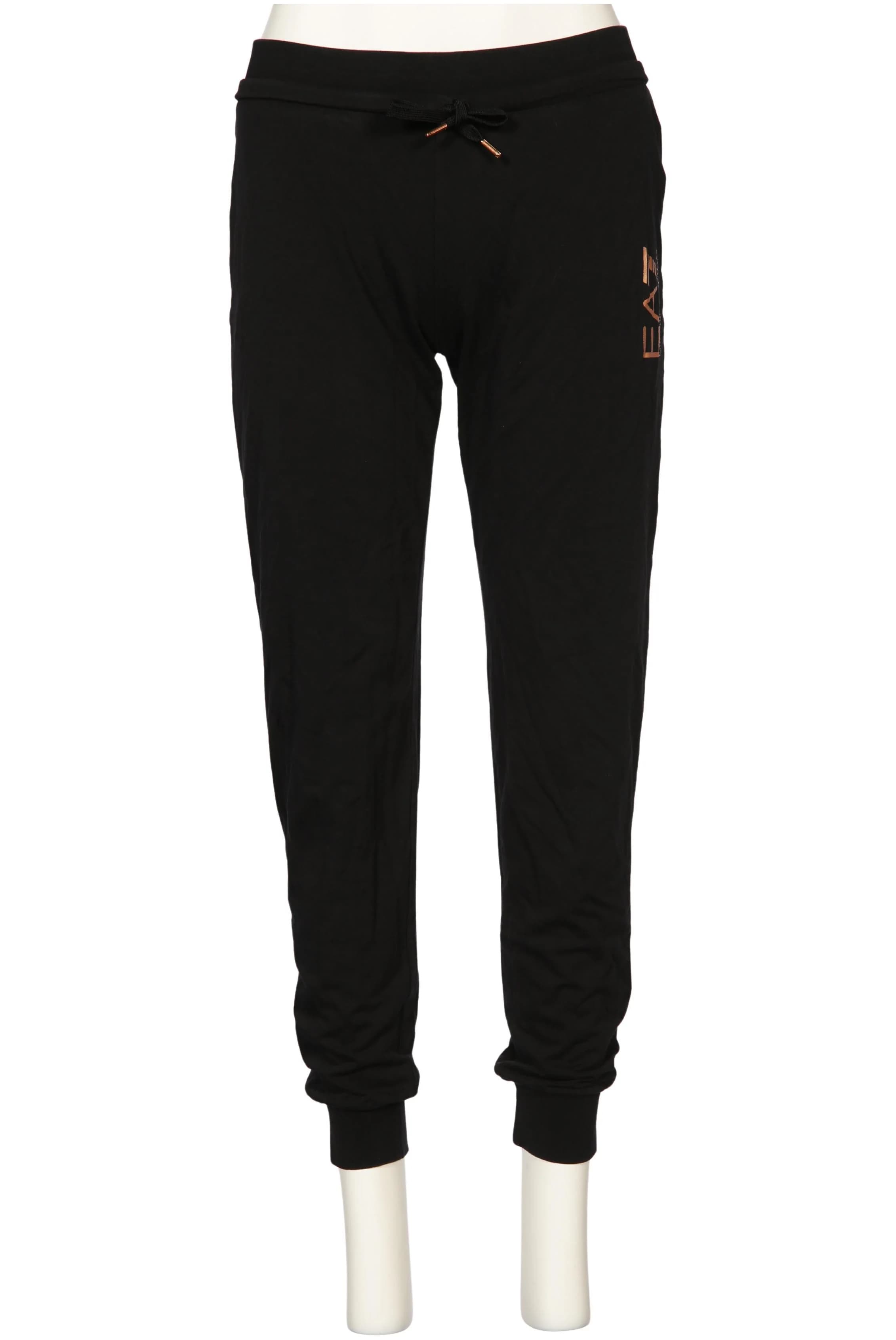 EA7 Emporio Armani Damen Stoffhose, Schwarz, Gr. L