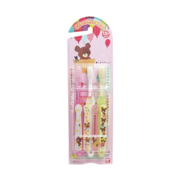 Bandai - The Bears' School Children's Toothbrush - 3 pcs. Offer from Stylevana PT.