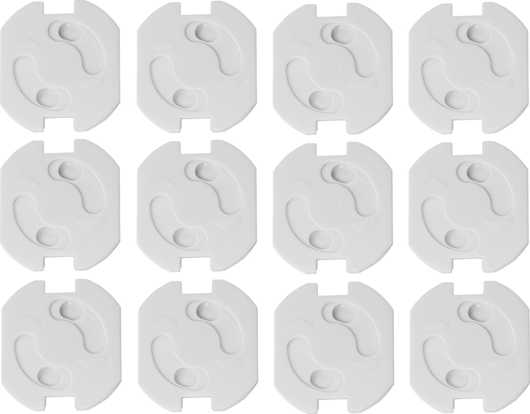 EWANTO 12er Set Steckdosenschutz Kindersicherung Drehmechanismus Weiß mit Klebeband Steckdose Steckdosensicherung Schutzkontakt Europa Kleinkind Baby SCHUKO-001. Offer from EWANTO DE.