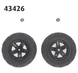 Wheel/Tyre w/Nut - 2pcs (24830/24831). Angebot von Revell-shop DE/AT.