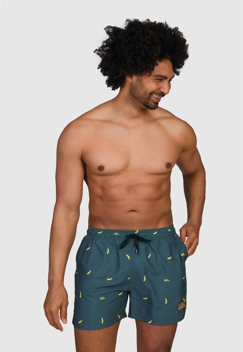 Nachhaltige Badehose mit Print. Angebot von Unipolar DE.