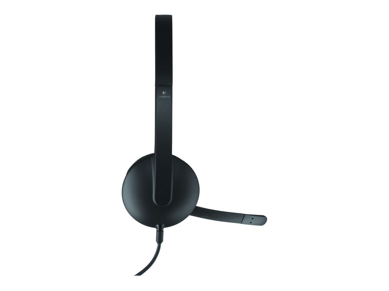 Logitech H340 Headset, USB Anschluss, Schwarz, On-Ear, Kabelgebunden