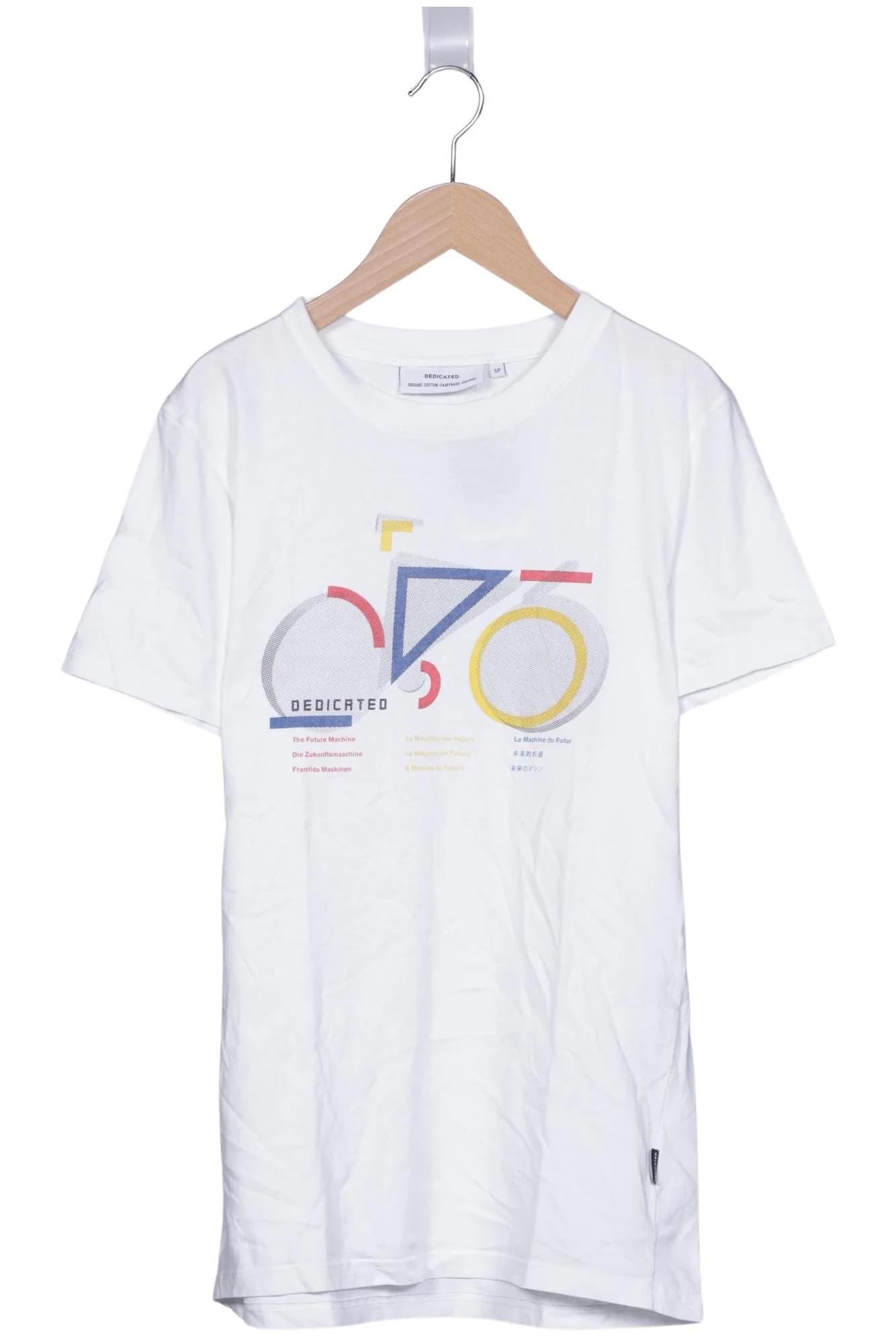 Dedicated Herren T-Shirt, Weiß, Gr. S