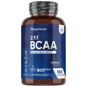 BCAA Tabletten mit Vitamin B6 und B12 für den Muskelaufbau | Online bestellen. Offer from WeightWorld DE.