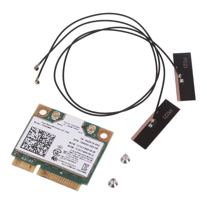 1200Mbps Dual Band Wireless-N 7260 7260HMW EINE Hälfte Mini Pci-e Drahtlose Wifi Bluetooth-kompatibel Wlan Karte für Intel