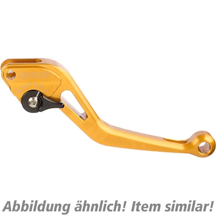 ABM Bremshebel einstellbar Synto BH20 kurz gold/schwarz - Motorradteile & Ersatzteile - Lenker, Griffe & Hebel