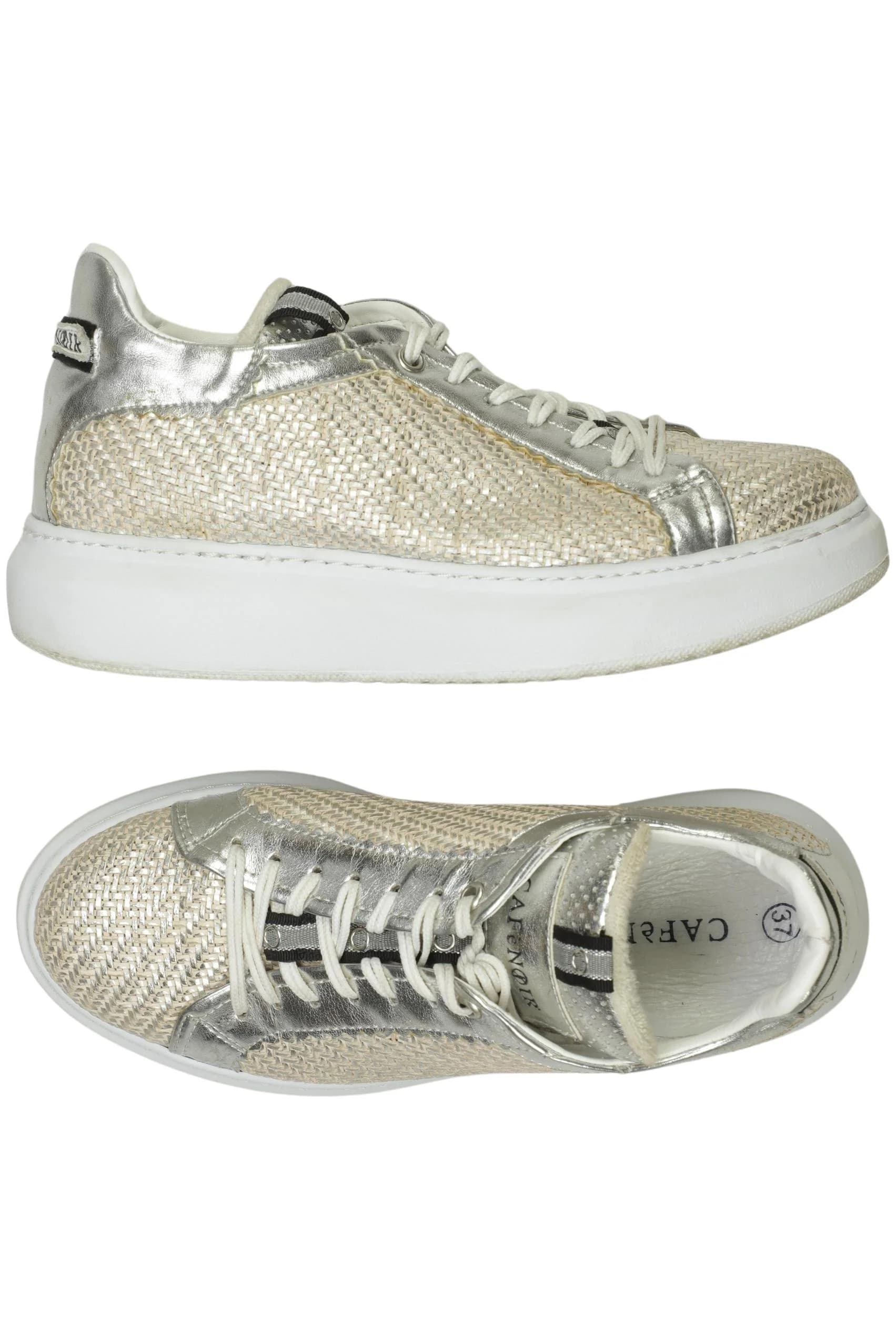Cafenoir Damen Sneaker, Silber, Gr. EU 37