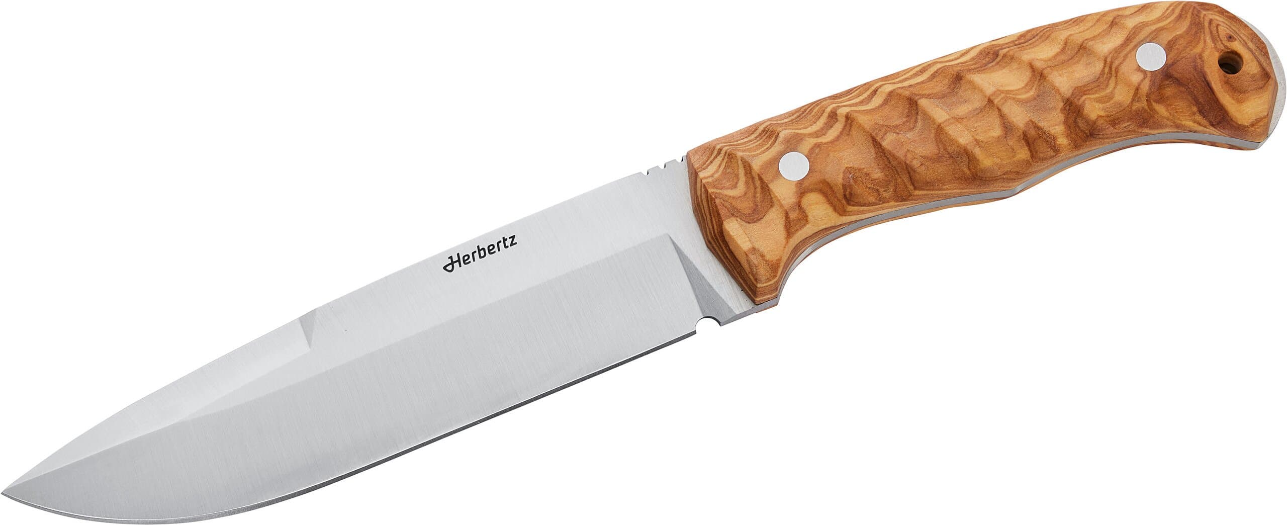 Herbertz Outdoormesser mit Olivenholzgriff. Angebot von Grube DE.